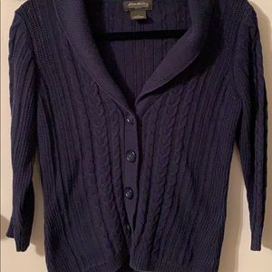 Eddie Bauer Navy Sweater